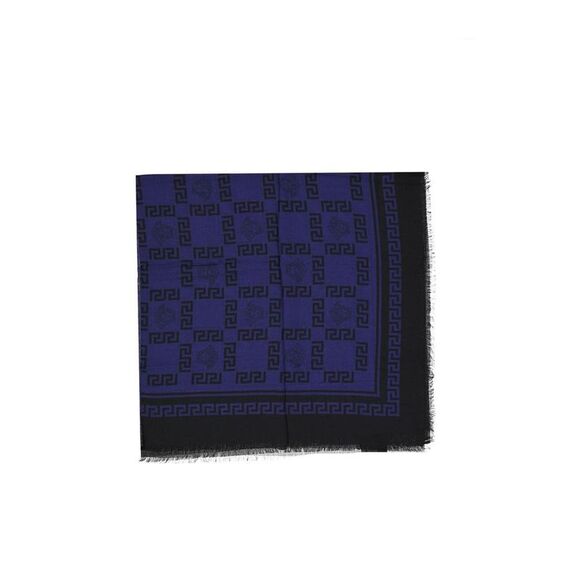 Versace Blue Modal Women's Scarf